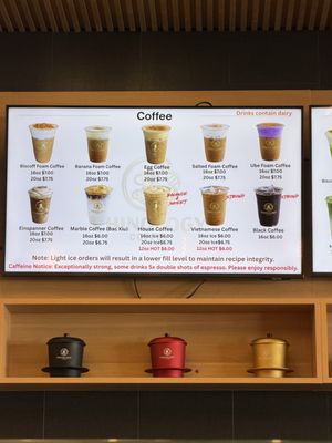 Menu photo 1 Phinology Coffee San Diego, CA
