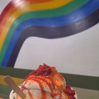 Wailua Shave Ice - Lava flow with li hing mui - Shaved Ice Near Me - Kapaa, Hawaii Wailua Shave Ice - Lava flow with li hing mui - Shaved Ice Near Me - Kapaa, Hawaii
