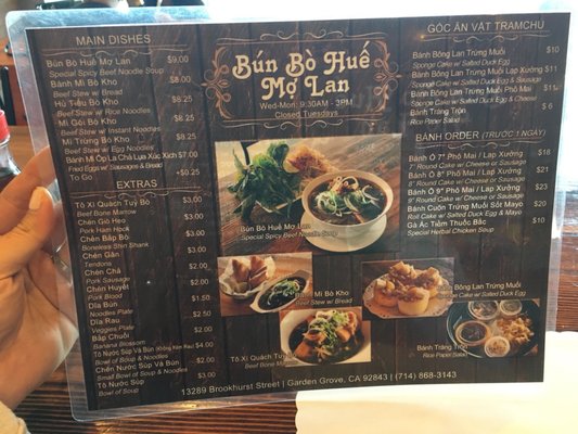 Menu photo 2 Mo Lan Bun Bo Hue Garden Grove, CA Menu photo 2 Mo Lan Bun Bo Hue Garden Grove, CA