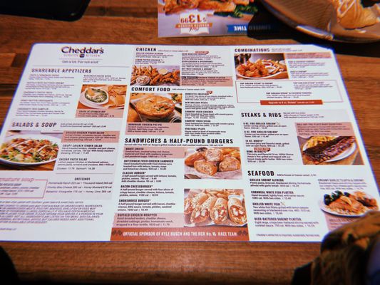 Menu photo 1 Cheddar's Scratch Kitchen Waco, TX