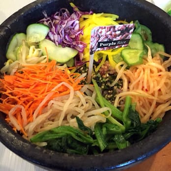 Mixed Grain - The Gluten-Free Vegi Dolsot with purple rice and without the egg. - Korean Near Me - Walnut Creek, California Mixed Grain - The Gluten-Free Vegi Dolsot with purple rice and without the egg. - Korean Near Me - Walnut Creek, California