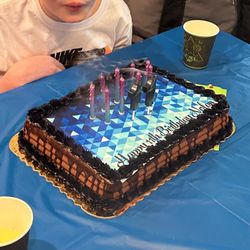 Geometric cake - exactly what we wanted!