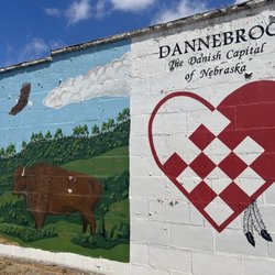 The Danish Bakery - The town of Dannebrog, population 300.The Danish Capital of Nebraska.
