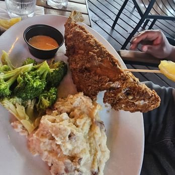 Rendezvous  - Fried Red Snapper - Seafood Near Me - Fort Lauderdale, Florida