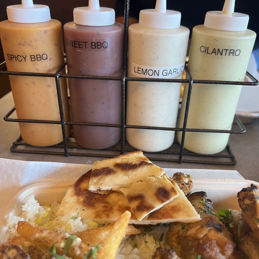 Local Expedition Wood Fired Grill - They offer 4 sauces! All are really good but I think my fave was the Sweet BBQ. - Chicken Wings Near Me - Sandy Springs, Georgia