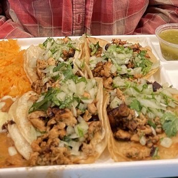 Tequila Real Mexican Grill - Chicken street taco platter - Mexican Near Me - Milton, Delaware Tequila Real Mexican Grill - Chicken street taco platter - Mexican Near Me - Milton, Delaware