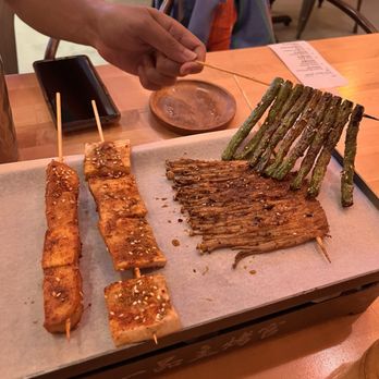 Prime BBQ - Fish tofu, king oyster mushroom, enoki mushroom, green beans - Barbeque Near Me - San Mateo, California Prime BBQ - Fish tofu, king oyster mushroom, enoki mushroom, green beans - Barbeque Near Me - San Mateo, California