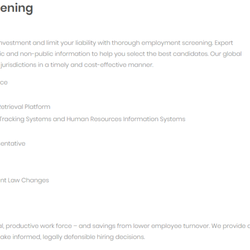 Sutton Associates - Background Screening - Checks
