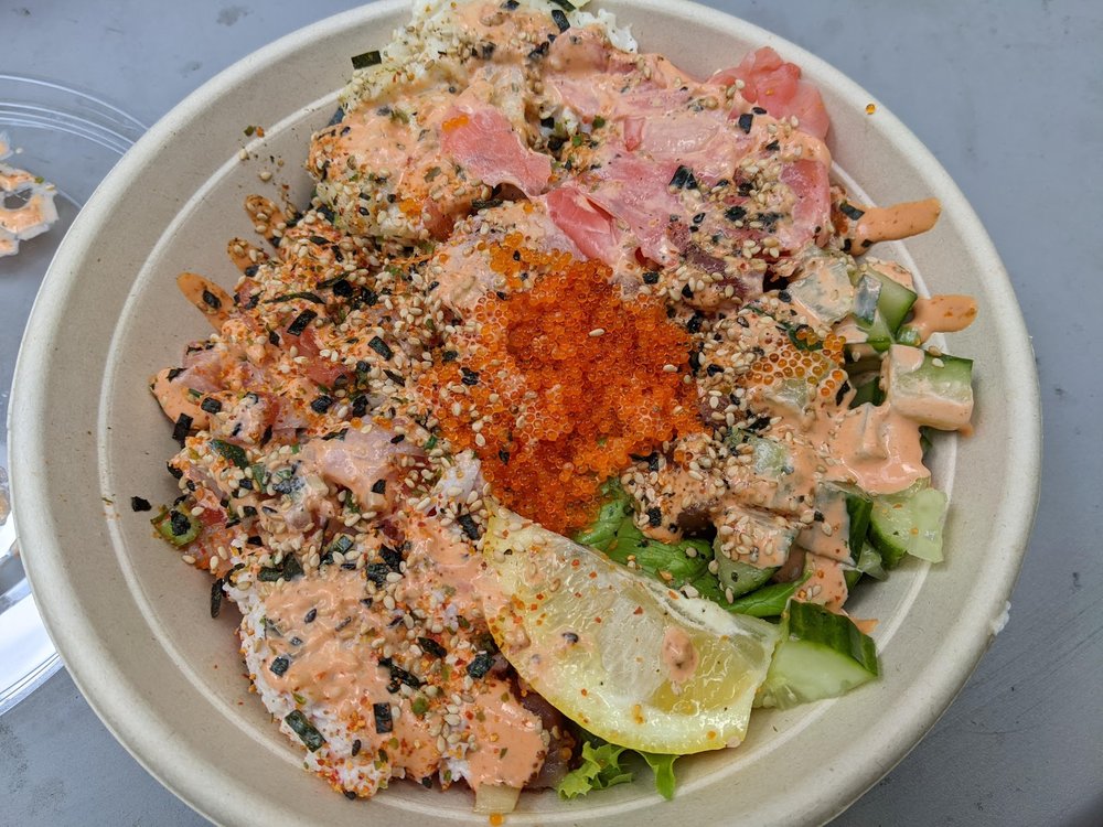 Food from Poke Dondon