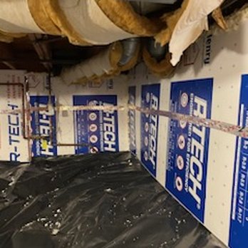 Thermal Home Insulation - Crawl Space Insulation project with vapor barrier on the floor and rigid foam board insulation on the foundation walls - Insulation Installation Near Me - Lakewood, Colorado Thermal Home Insulation - Crawl Space Insulation project with vapor barrier on the floor and rigid foam board insulation on the foundation walls - Insulation Installation Near Me - Lakewood, Colorado
