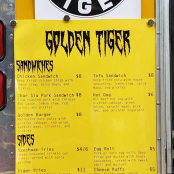 Golden Tiger - Food Trucks Near Me - Austin, Texas