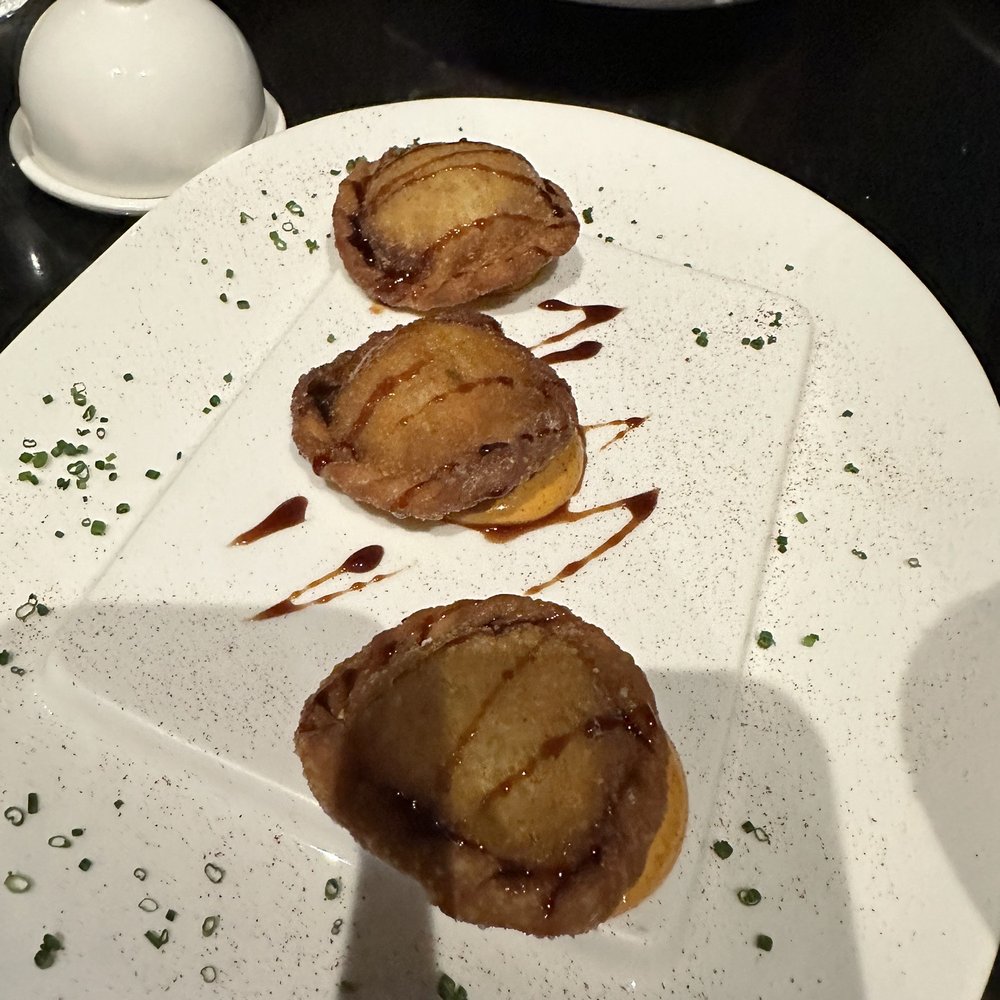 Neptune - Fried Sea bass gyozas ! Very good - Seafood Near Me - Cabo San Lucas, BCS