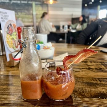First Watch - Bloody Mary with bacon - Cafes Near Me - Tempe, Arizona