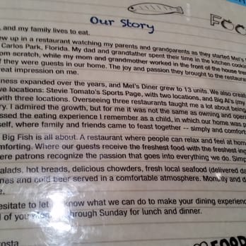 Mr Big Fish - Their story :-) - Seafood Near Me - Naples, Florida Mr Big Fish - Their story :-) - Seafood Near Me - Naples, Florida