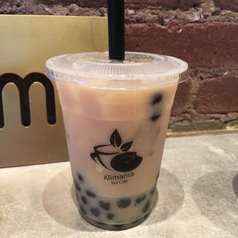 AlimamaTea - Earl gray milk tea with boba - Desserts Near Me - New York, New York AlimamaTea - Earl gray milk tea with boba - Desserts Near Me - New York, New York
