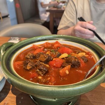 Chef Tian - Tomato beef pot - Chinese Near Me - Irvine, California Chef Tian - Tomato beef pot - Chinese Near Me - Irvine, California