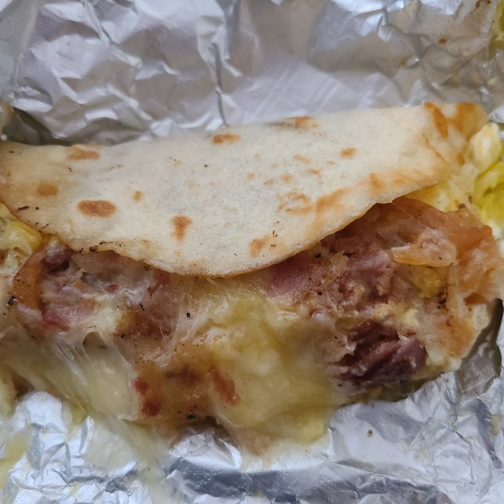 Bomb Tacos - Bacon, egg, cheese breakfast taco - Tacos Near Me - Austin, Texas