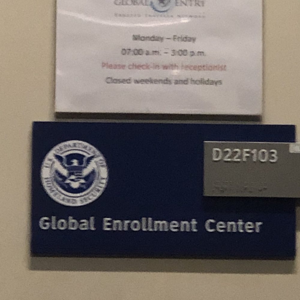 Global Entry Enrollment Center - Global Entry Enrollment Center Arrive early to avoid the line. - Public Services & Government Near Me - Dallas, Texas Global Entry Enrollment Center - Global Entry Enrollment Center Arrive early to avoid the line. - Public Services & Government Near Me - Dallas, Texas