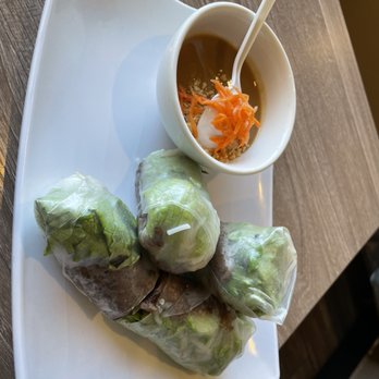 Bone & Broth - Fresh Spring Rolls with Grilled Beef - Vietnamese Near Me - Ontario, California Bone & Broth - Fresh Spring Rolls with Grilled Beef - Vietnamese Near Me - Ontario, California