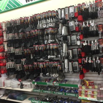 Dollar Tree - Tons of kitchen cook wear such as spatulas measuring cups whisks salt and pepper shakers and more. - Discount Store Near Me - Turlock, California