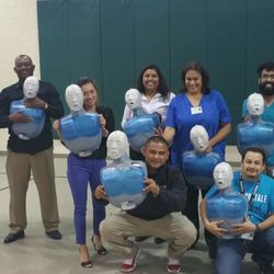 Rob Derrick  - Students learning cpr