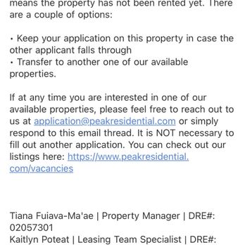 Peak Residential - Keep it on the property or transfer email - Property Management Near Me - Orangevale, California Peak Residential - Keep it on the property or transfer email - Property Management Near Me - Orangevale, California