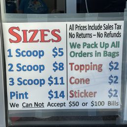 Size Options Size Options