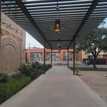 Ladino - Patio walkway outside restaurant - Mediterranean Near Me - San Antonio, Texas