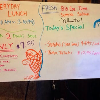 Sushi Don - Today's specials. - Sushi Bars Near Me - Lafayette, Indiana