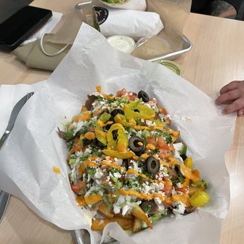 Crest Cafe - Mediterranean Gyro Fries - Mediterranean Near Me - Elk Grove, California