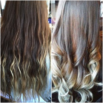 Love My New Look Natural Brown Hair To Frosty Tip Ombre Thank You