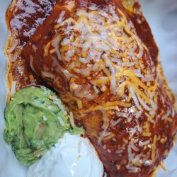 Hood River Taqueria - Crazy burrito with carne asada