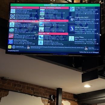 Barley Market - Beer Bar Near Me - Cornelius, North Carolina