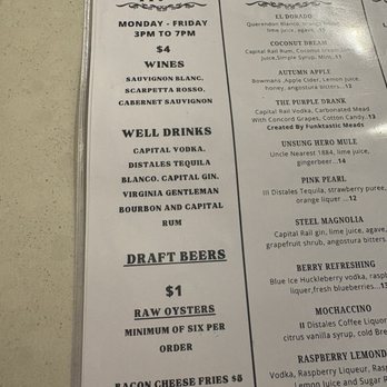 Bolo's Eatery - Happy hour menu - Brewpubs Near Me - Richmond, Virginia