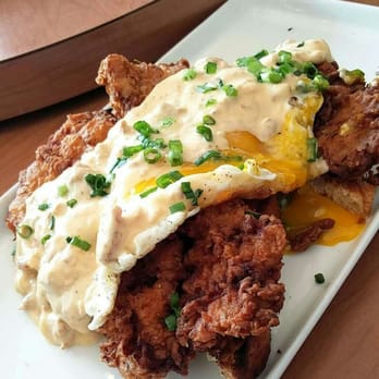 Nova - Chicken fried pork loin - brunch menu - Gastropubs Near Me - Dallas, Texas Nova - Chicken fried pork loin - brunch menu - Gastropubs Near Me - Dallas, Texas