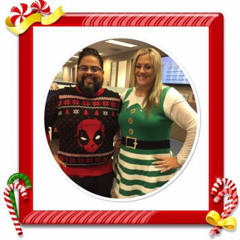 Oak Canyon Business Center - Ugly Sweater Day in the office. With Mac A. - Shared Office Spaces Near Me - Irvine, California Oak Canyon Business Center - Ugly Sweater Day in the office. With Mac A. - Shared Office Spaces Near Me - Irvine, California