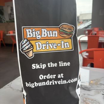 Big Bun Drive In - The bag the food came in. - Burgers Near Me - Garden City, Idaho Big Bun Drive In - The bag the food came in. - Burgers Near Me - Garden City, Idaho