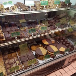 Cookies, brownies, Turkish delight and biscotti with good healthy ingredients.