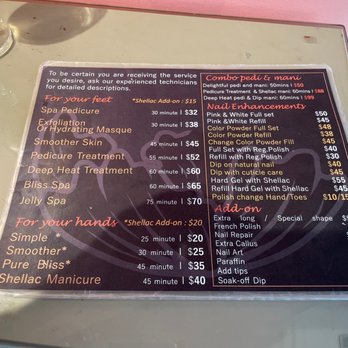 Bliss Day and Med Spa - Current price list as of Aug 30 2021. - Nail Salons Near Me - Houston, Texas Bliss Day and Med Spa - Current price list as of Aug 30 2021. - Nail Salons Near Me - Houston, Texas