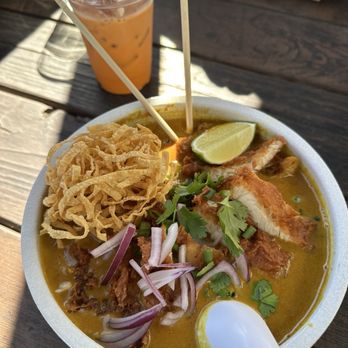 Million Spoons - Khao Soi Fried Chicken & Thai Tea - Desserts Near Me - Alameda, California Million Spoons - Khao Soi Fried Chicken & Thai Tea - Desserts Near Me - Alameda, California