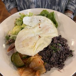 Rice bowl add egg