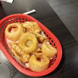 Onion tempura Onion tempura
