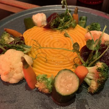 MAD - Veggies on puréed sweet potato - Spanish Near Me - Houston, Texas