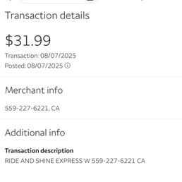 Cost of car wash.