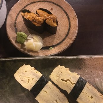 Cafe Sushi Shoten - Uni and the biggest tamago pieces I've seen! - Japanese Near Me - Cambridge, Massachusetts Cafe Sushi Shoten - Uni and the biggest tamago pieces I've seen! - Japanese Near Me - Cambridge, Massachusetts