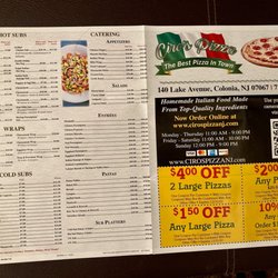 Ciro Pizza - Menu Dec 2022