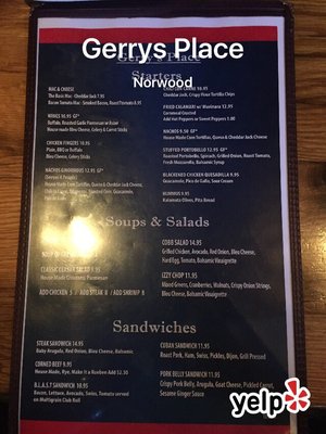 Menu photo 8 Gerrys Place Norwood, NJ