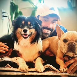 My Frenchie and my puppy.