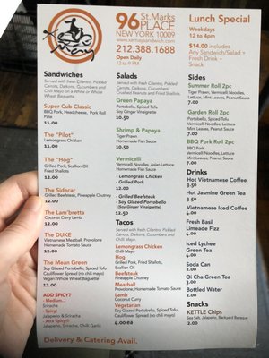 Menu photo 4 Xe May Sandwich Shop New York, NY Menu photo 4 Xe May Sandwich Shop New York, NY