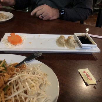The Coconut Downtown - Pot stickers were QUICKLY devoured! - Thai Near Me - Reno, Nevada